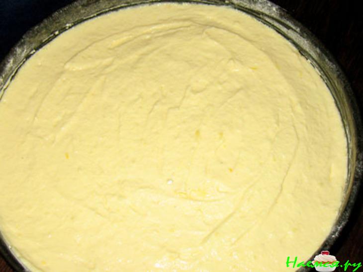 Творожный пирог с красными ягодами Творожный пирог с красными ягодами