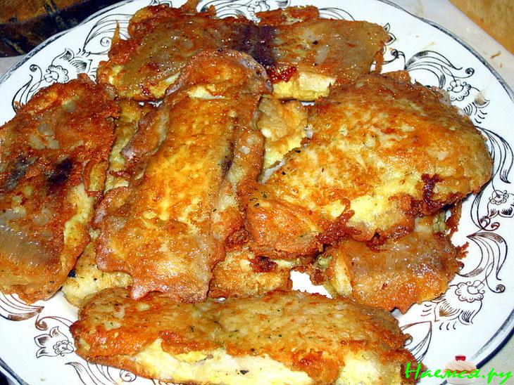 Филе морского языка в шубке