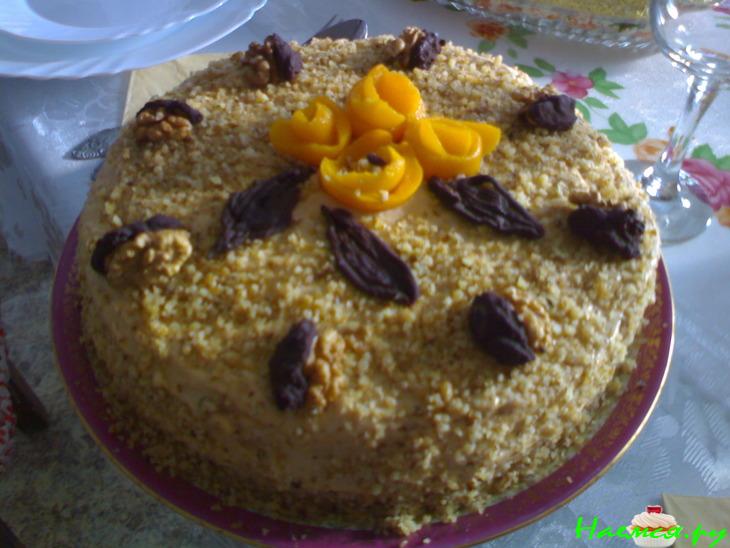 Торт бисквитный "Наслаждение" (с виски) Торт бисквитный "Наслаждение" (с виски)