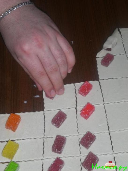 Печеньки с мармеладом