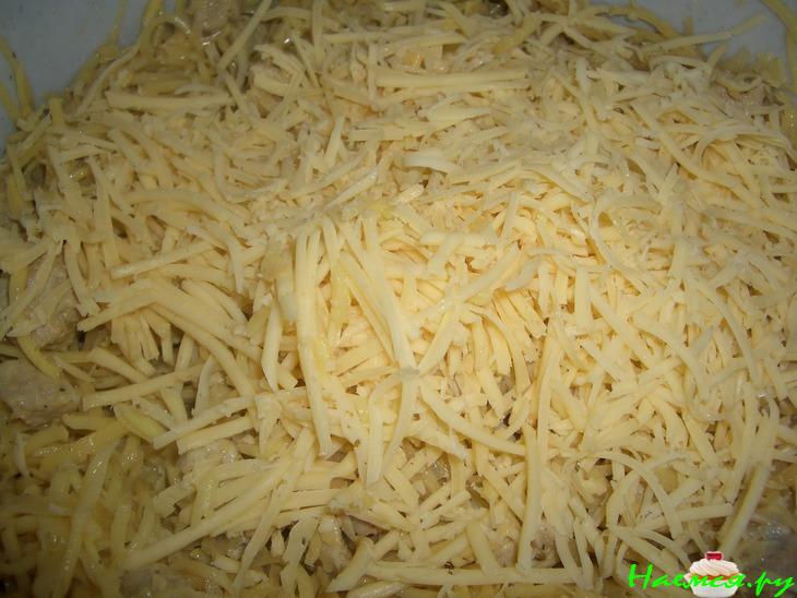 Запеканка из свинины с картофелем