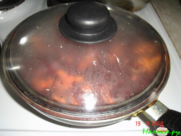 Борщ с сыром и шампиньонами