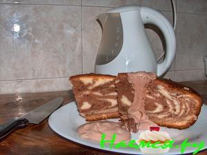 Кекс Мраморный на сметанке