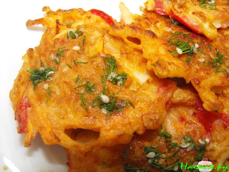 Оладьи по-корейски Оладьи по-корейски