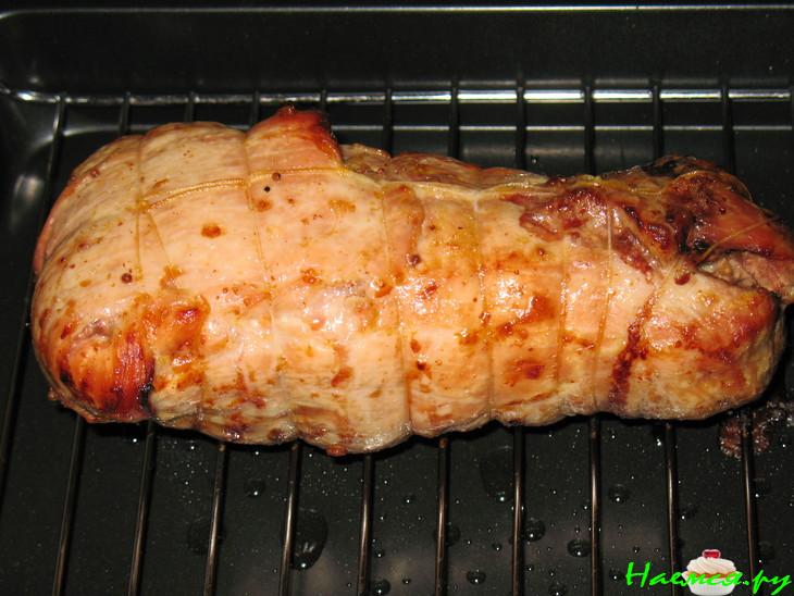 Фаршированная запеченная свиная вырезка