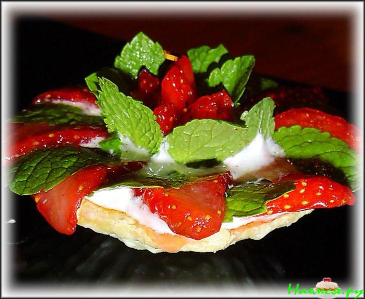 Тарталетки "Клубнично - клюквенное блаженство"