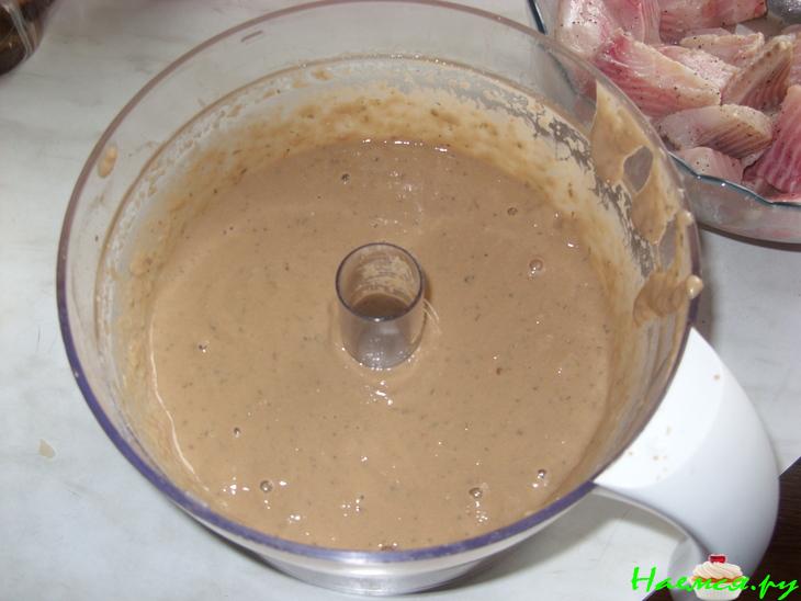 Рыба в темном кляре