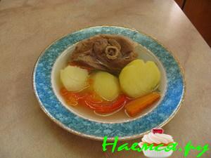 Суп из баранины с розмарином