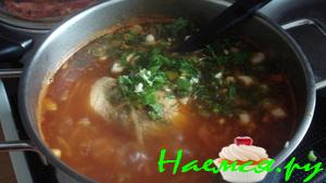 Украинский борщ по-криворожски Украинский борщ по-криворожски