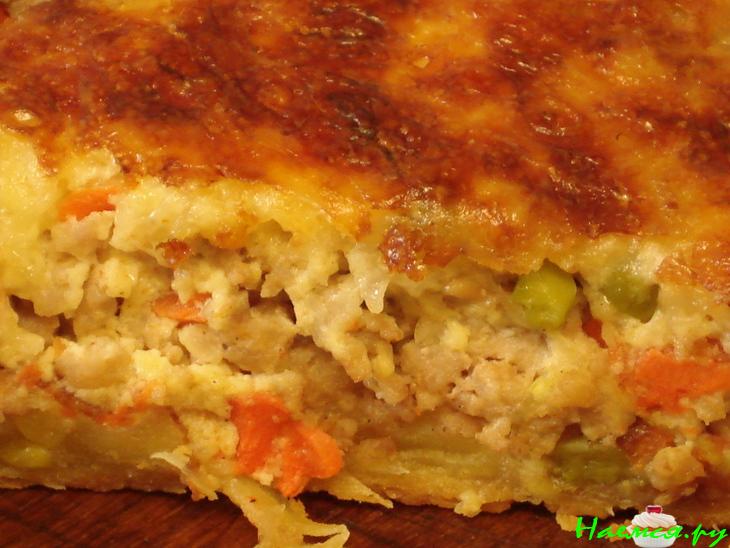 Фаршно-сметанный торт