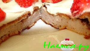 Творожно-клубничная запеканочка