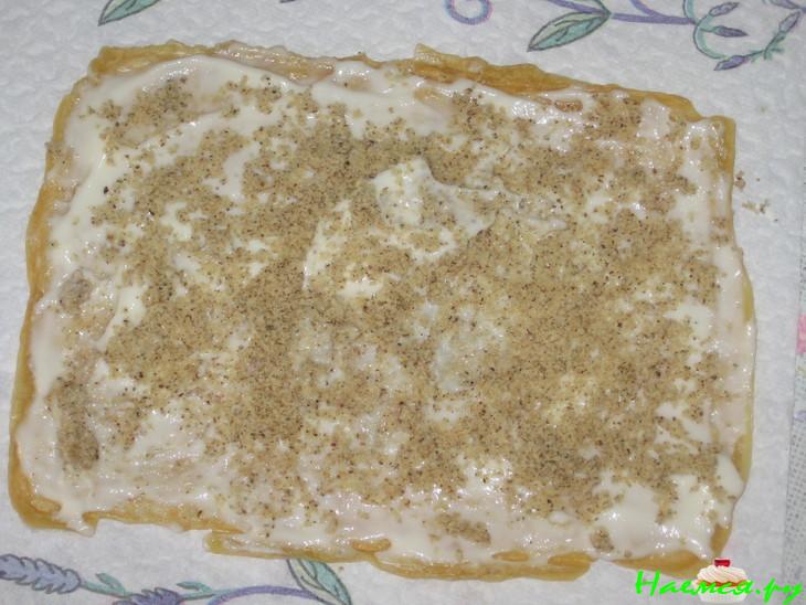 Вафельный лёгкий тортик