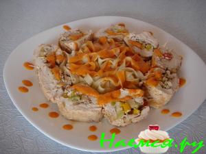 Куриная грудка фаршированная