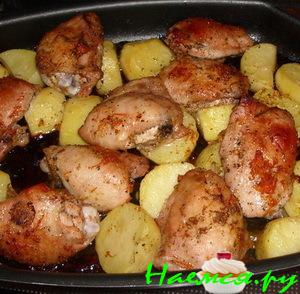 Курица По-Мароккански с джином