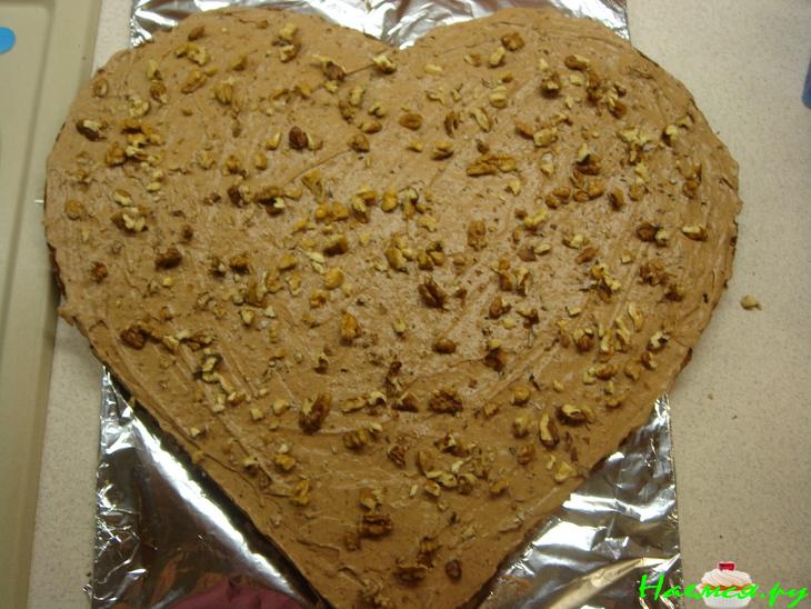 Ореховый торт для любимых с кремом из чернослива Ореховый торт для любимых с кремом из чернослива