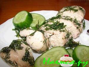 Куриное филе, приготовленное в "вакууме"