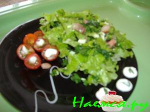 Салат "Свежесть" с беконом