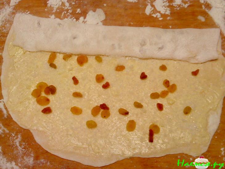 Сладкая лепешка с изюмом Сладкая лепешка с изюмом