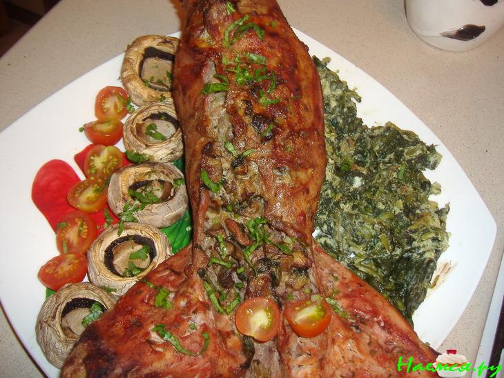 Кролик фаршированный