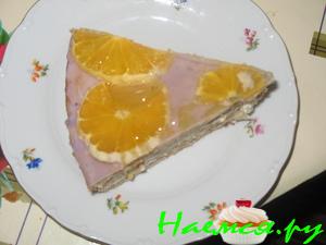 Торт с ананасовым желе