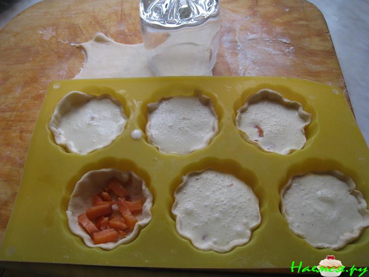 Мини-запеканки из копченой лососины