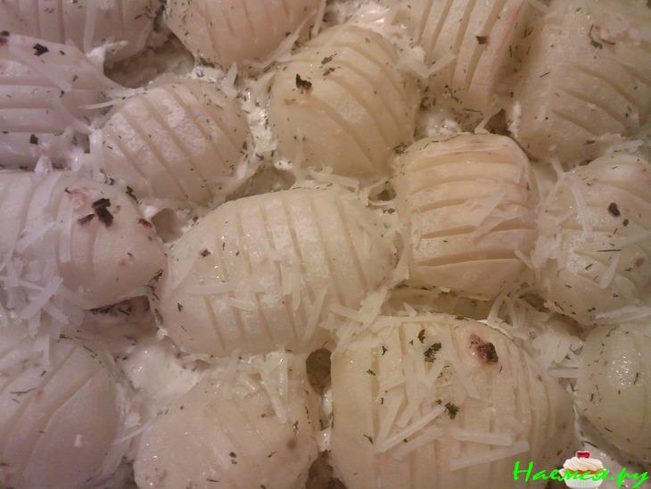 Картошка, запеченная в сметане Картошка, запеченная в сметане