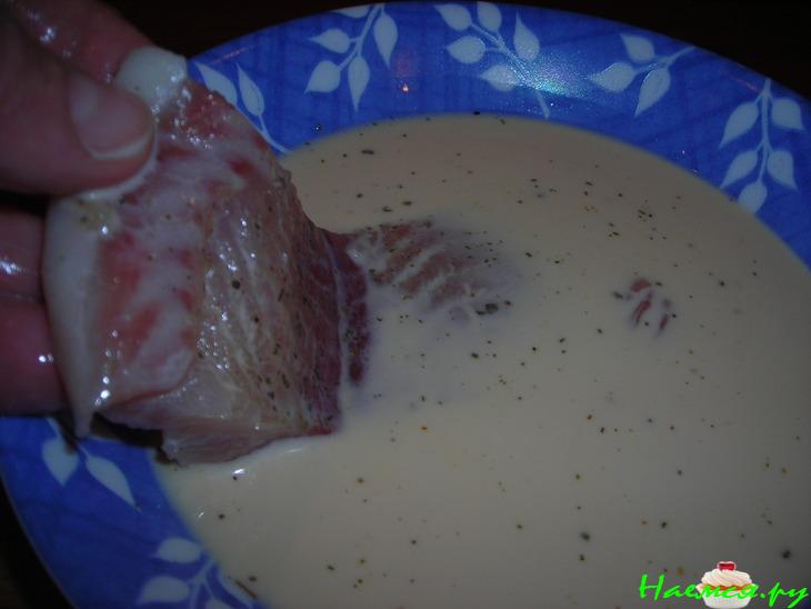 Морской язык обжаренный в кляре