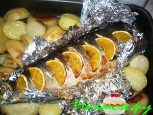 Горбуша фаршированная