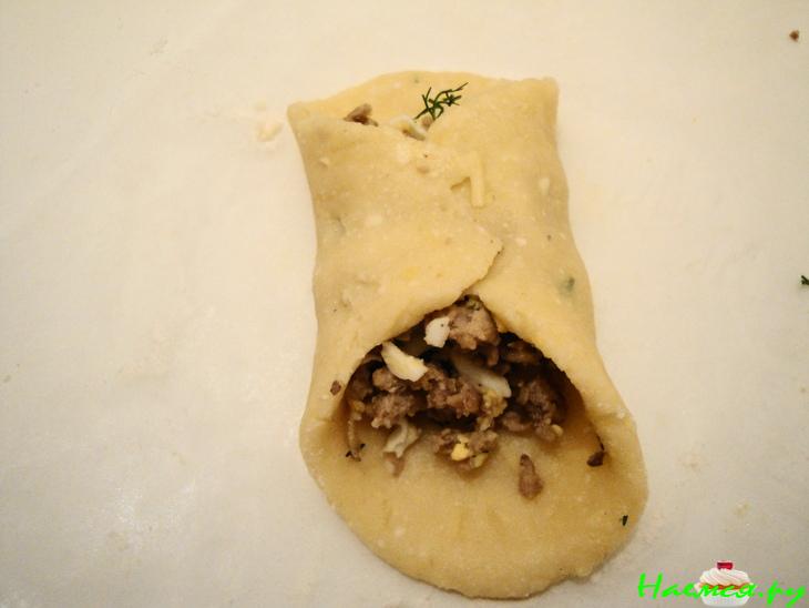 Конвертики из сырного теста Конвертики из сырного теста