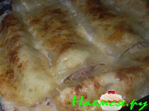 Каннелони с телятиной и кабачками
