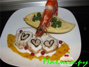 Рулетик из черной трески