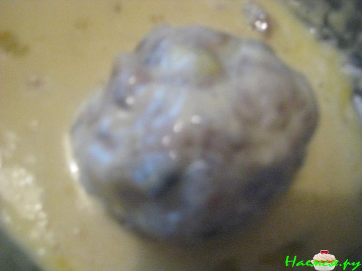 Куриные котлеты с грибами в кляре