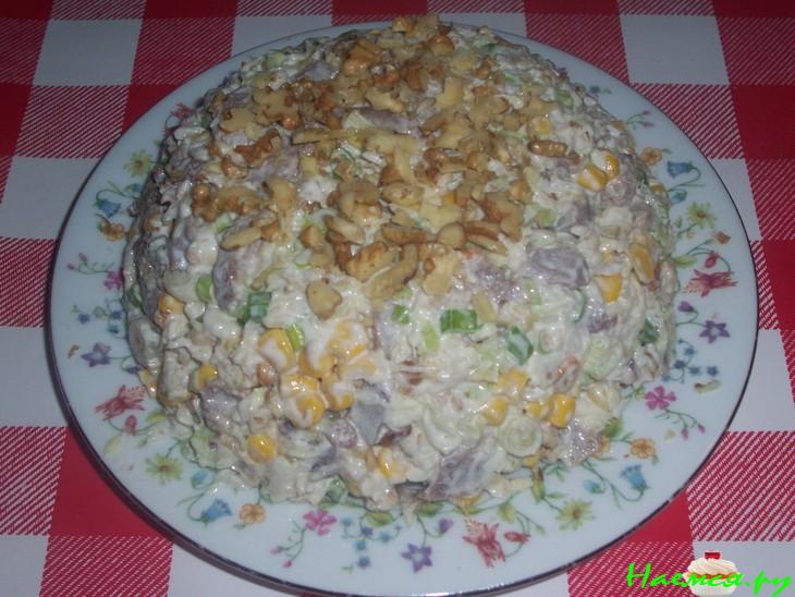 Салат-закуска с языком