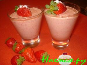 Клубничный  мусс