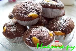 Шоколадно-мандариновые кексы (маффины) Шоколадно-мандариновые кексы (маффины)