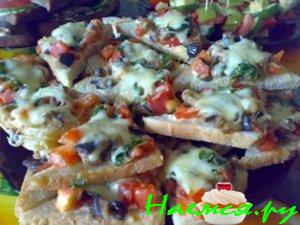 Бутерброды с баклажанами