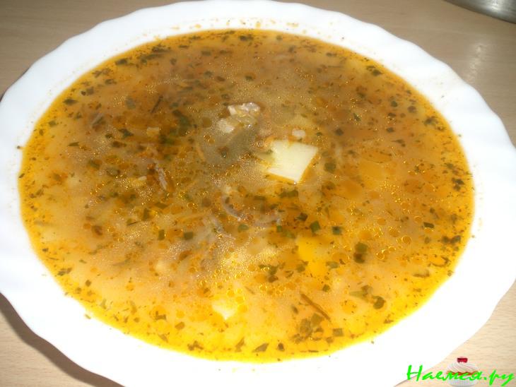 Рассольник с говядиной Рассольник с говядиной