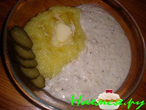 Густая подливка из фарша