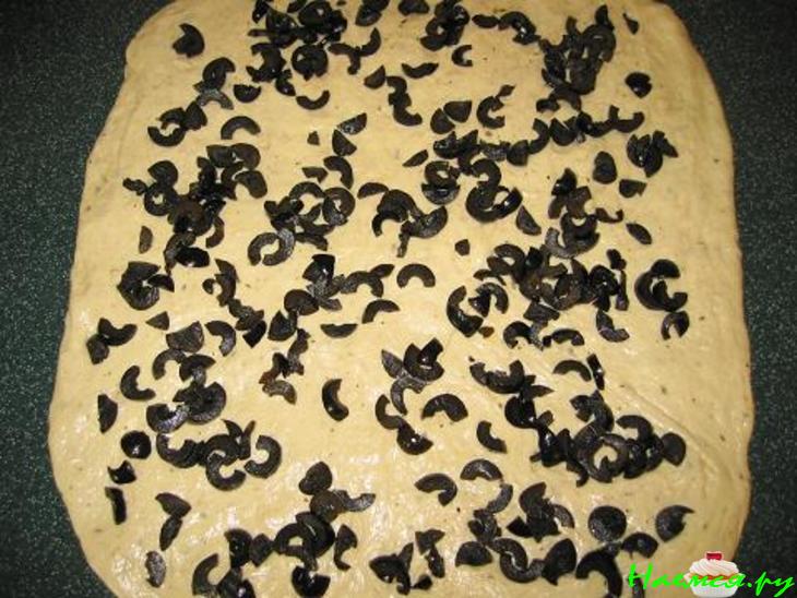 Оливковый хлеб-батон