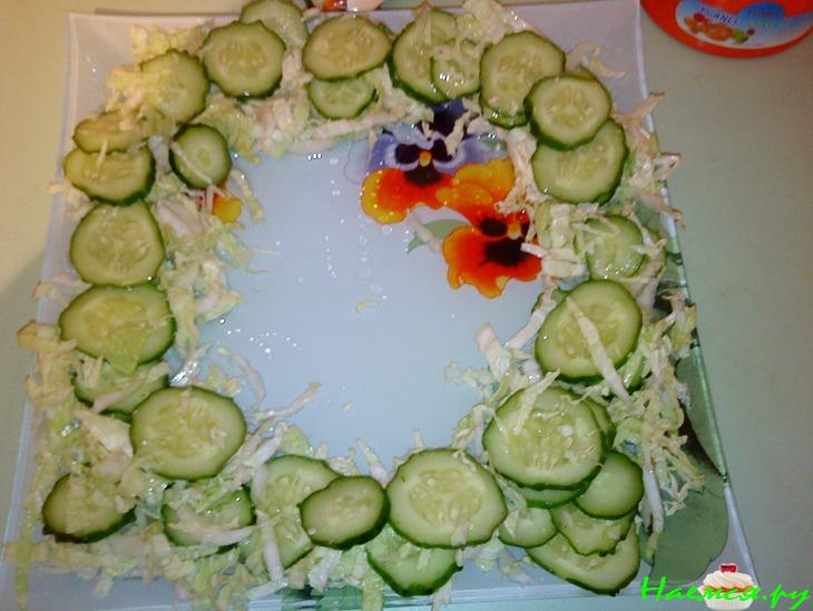 Салат овощной "Фантазия" в йогуртовом соусе