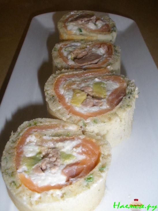 Блинный ролл для вечеринки Блинный ролл для вечеринки