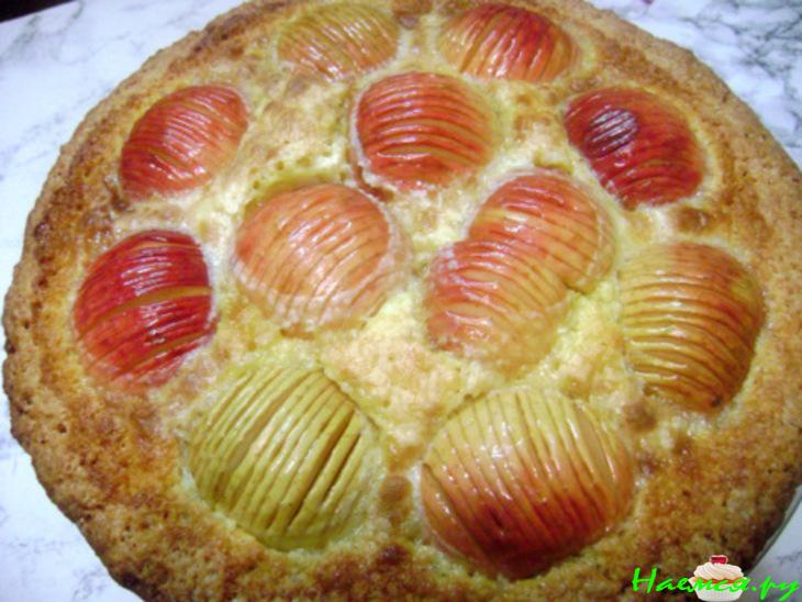 Яблочный пирог заливной