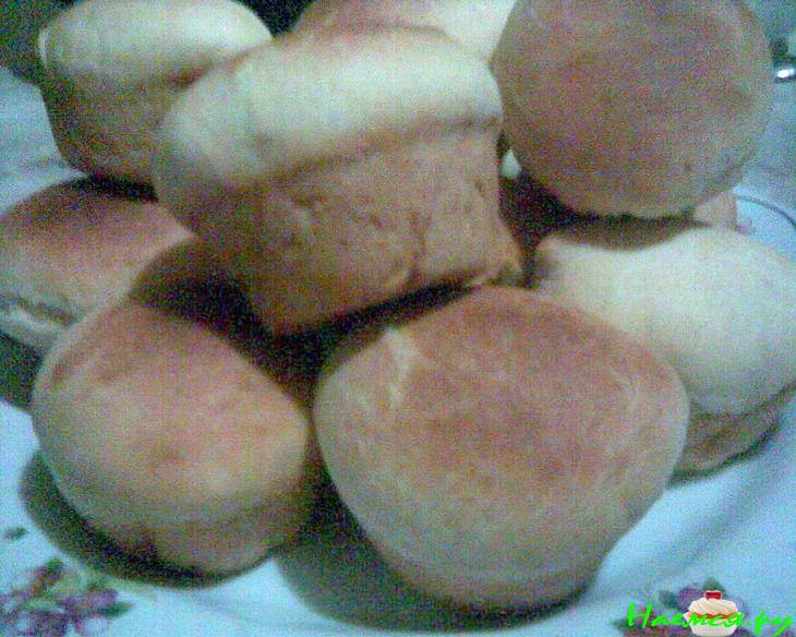 Постные булочки с рыбной икрой (икра минтая) Постные булочки с рыбной икрой (икра минтая)