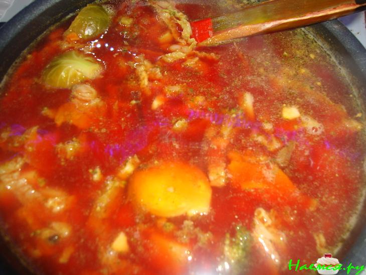 Борщ из индейки "Капустное изобилие"