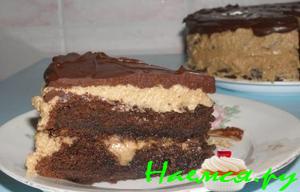 Шоколадно-тыквенный торт