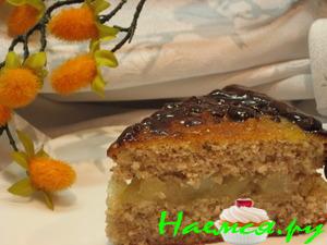 Шоколадно-грушевый торт