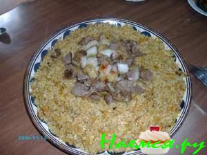 Плов по-узбекски с зирой