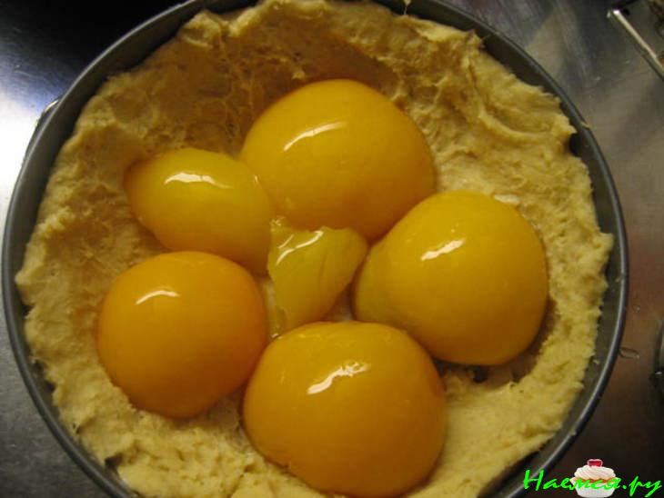 Пирог с творогом и абрикосами