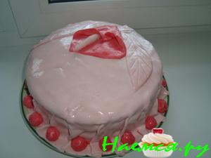 Торт 'Генерал' с вишней
