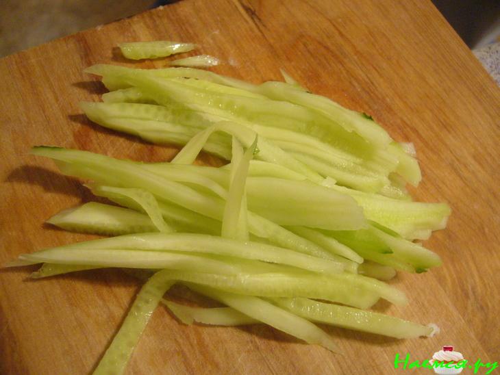 Салатик лёгкий крабовый Салатик лёгкий крабовый